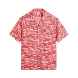 Levi's Retro Wavy Stripe Paradise Pink Cubano Shirt